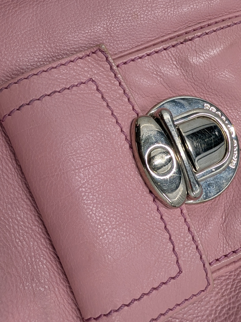 Marc Jacobs Pink Leather Shoulder Bag - Picture 11 of 16